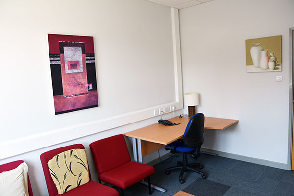 One of the offices at The Bourne Business Centre